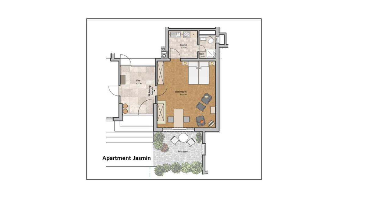 Ferienwohnung Urban - Jasmin -- Meersburg Eksteriør bilde